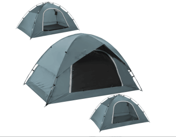 Tent for 2 Person, 4 Person, 6 Person - Waterproof Two Person Tents for Camping, Small Easy Up Tent for Family, Outdoor, Kids (Color: Gray   2 Person)