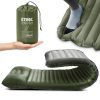 Camping Sleeping Pad; Inflatable Sleeping Mat With Pillows; Waterproof Lightweight Mattress; Folding Bed Cushion For Backpack Travel Hiking Camping W