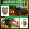 Camping Hammock with Mosquito Net 3-in-1 Portable Hammock Tent with BuiltIn Mosquito Net Dual-Way Zippers 440lbs Capacity Attached Storage Pocket fo
